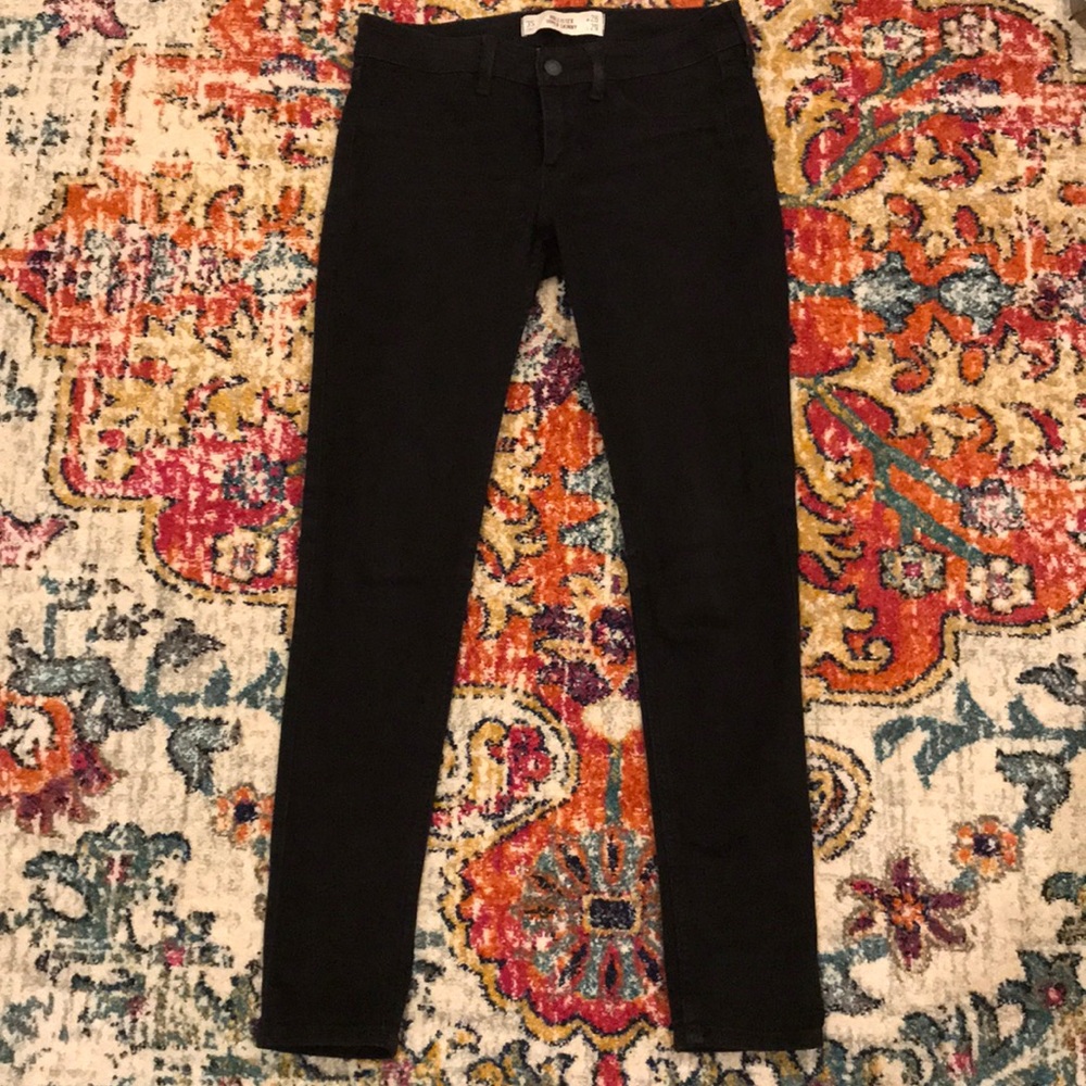 Hollister Super Skinny Black Jeans